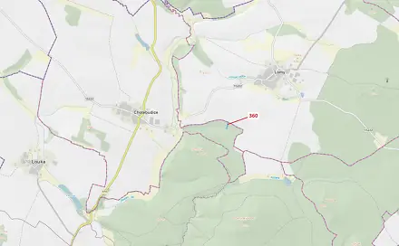Dražba lesa 1 822 m², Lomy