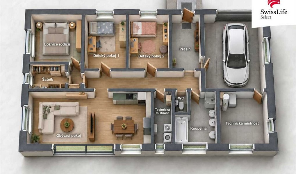 Prodej domu 153 m² s pozemkem 1 060 m², Hradec – náhled fotky 4