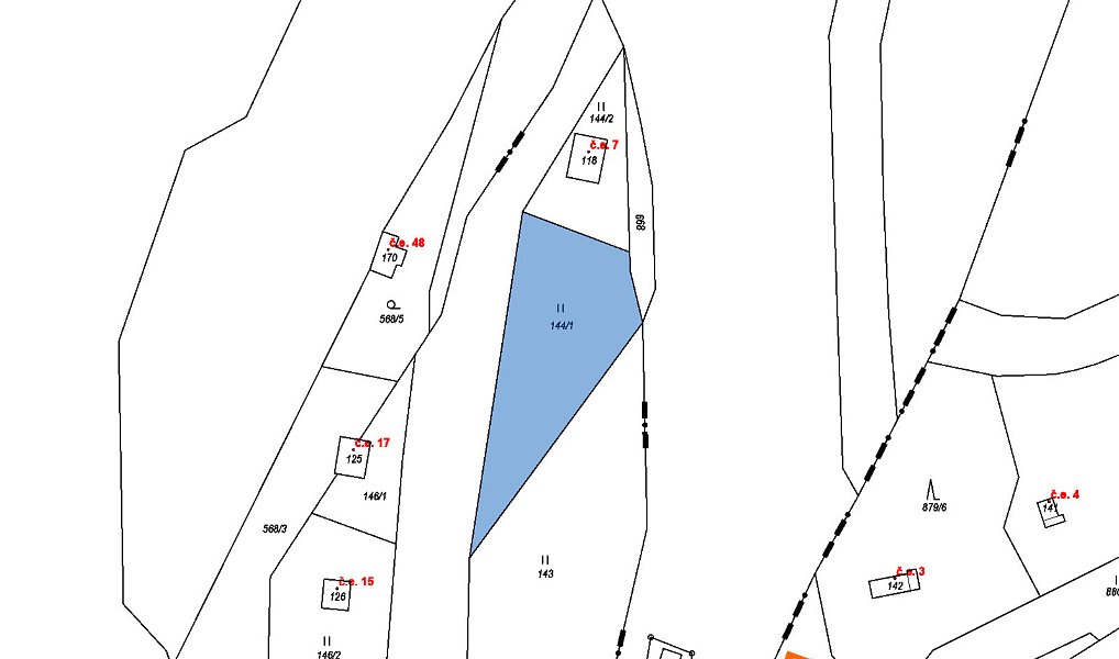 Prodej pozemku 1 084 m², Zvíkovec – náhled fotky 2