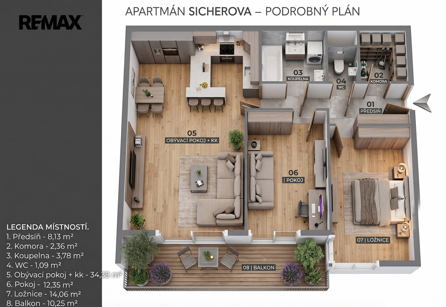 Prodej bytu 3+kk 79 m² – fotografie 4