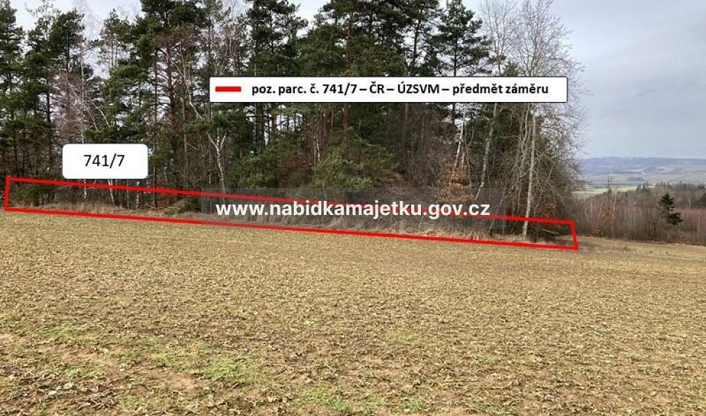 Prodej pozemku 1 221 m², Obora – náhled fotky 5