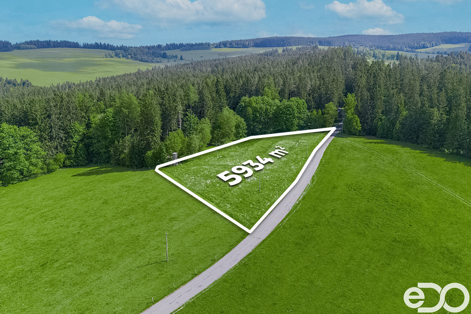 Prodej stavebního pozemku 5 934 m² – fotografie 3