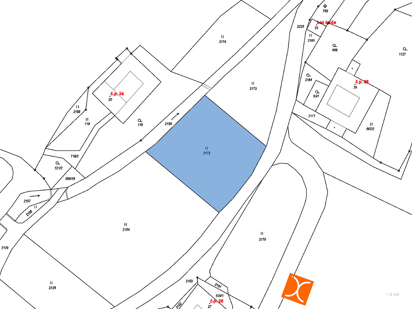 Prodej komerčního pozemku 2 762 m² – fotografie 2