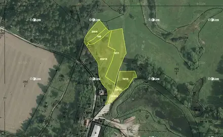 Prodej pole 5 015 m², Dráchov, okres Tábor