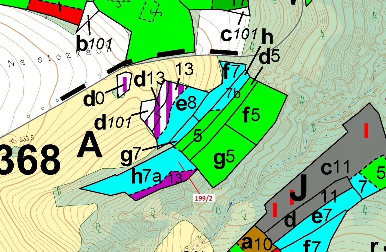 Dražba lesa 8 273 m² – pohled 3