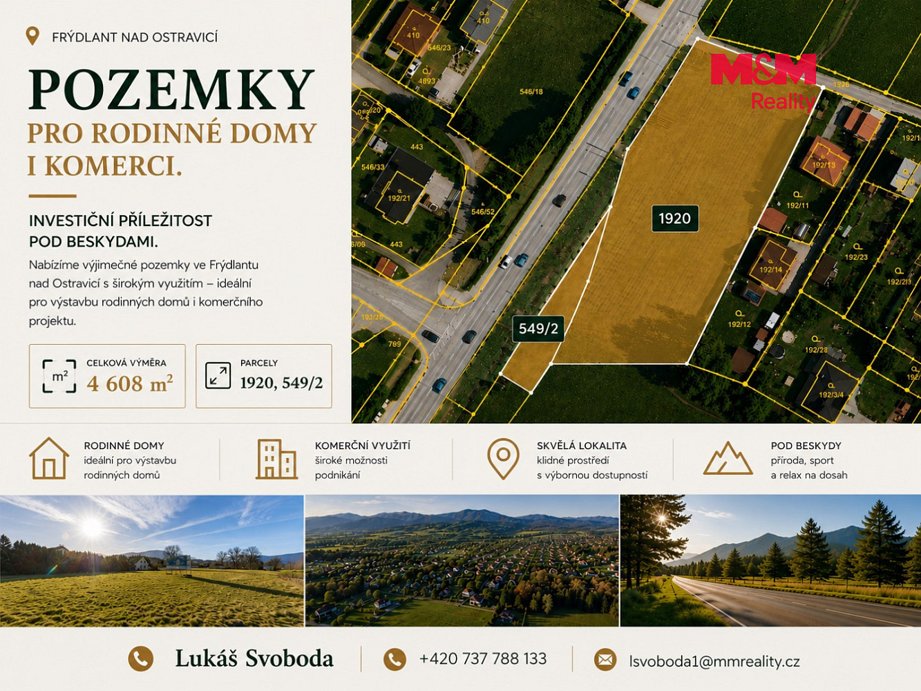 Prodej komerčního pozemku 4 608 m² — photo 2