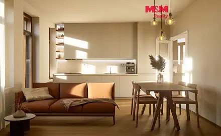 Prodej bytu 2+kk 38 m², Grafická, Praha 5 - Smíchov