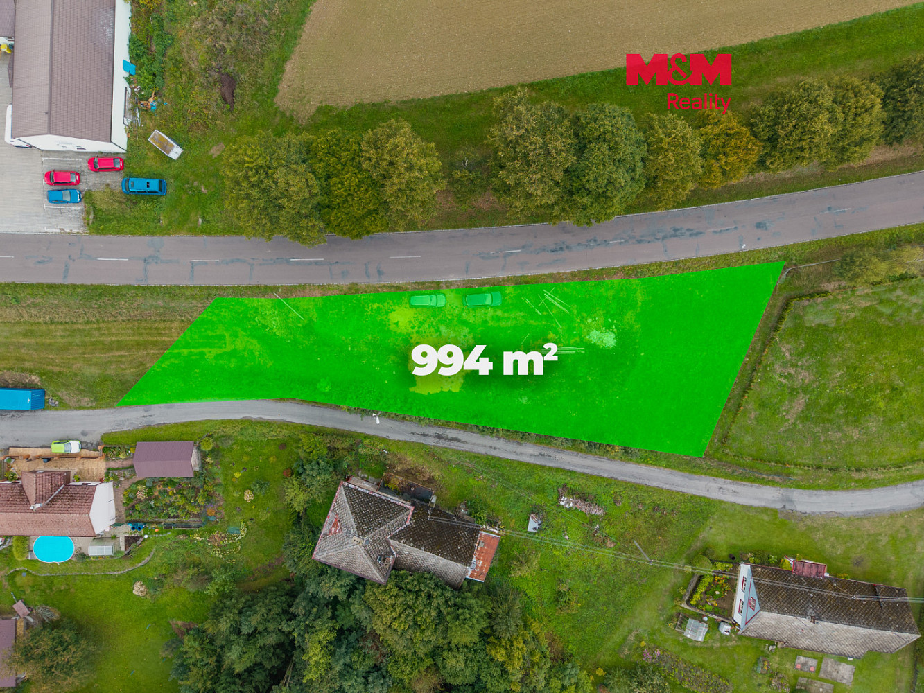 Prodej stavebního pozemku 994 m²