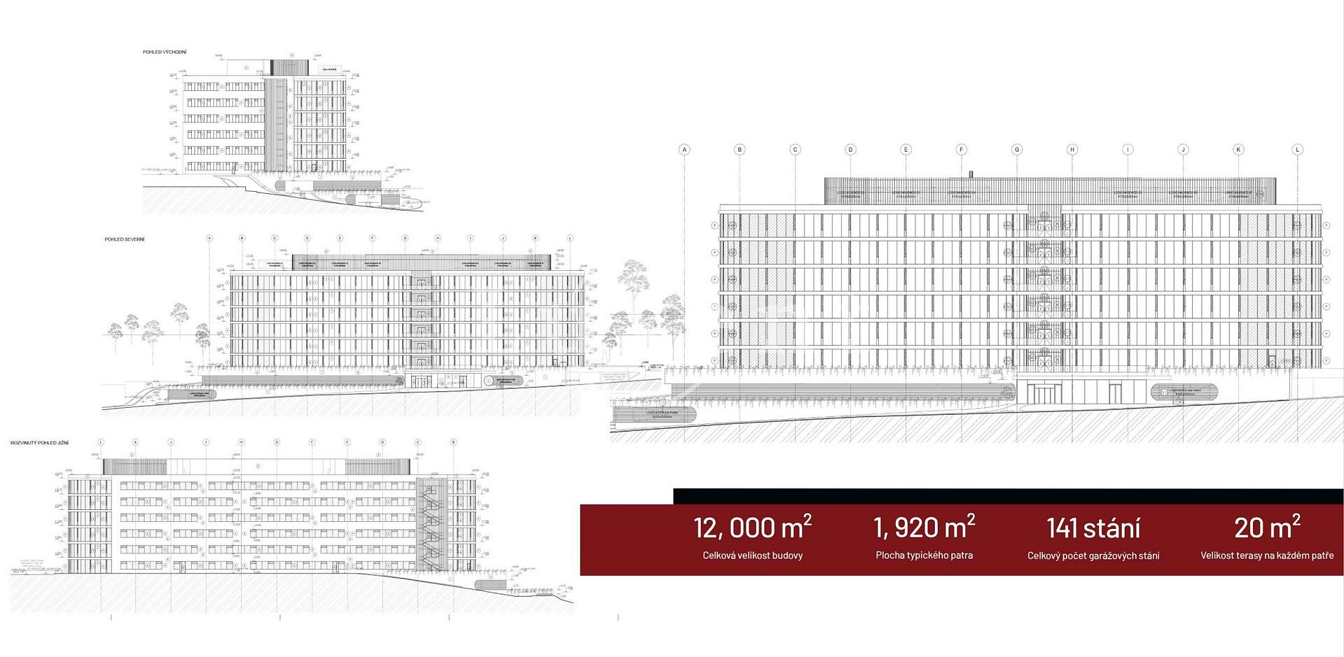 Pronájem kanceláře 1 000 m² – pohled 4