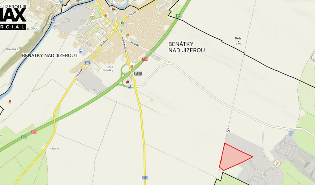 Prodej komerčního pozemku 21 150 m², Benátky nad Jizerou – náhled fotky 4