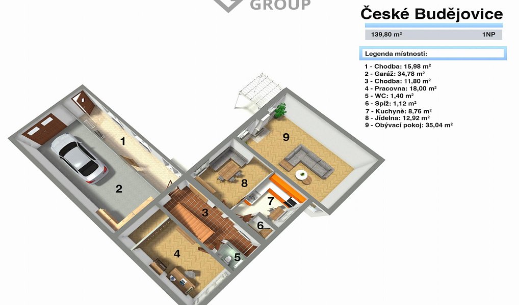 Prodej domu 189 m² s pozemkem 394 m², České Budějovice – náhled fotky 18