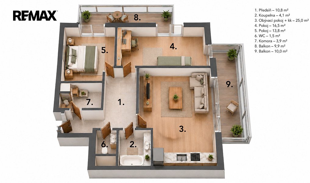 Prodej bytu 3+kk 81 m², Praha – náhled fotky 20