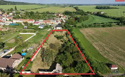 Prodej stavebního pozemku 3 849 m², Stařechovice, okres Prostějov