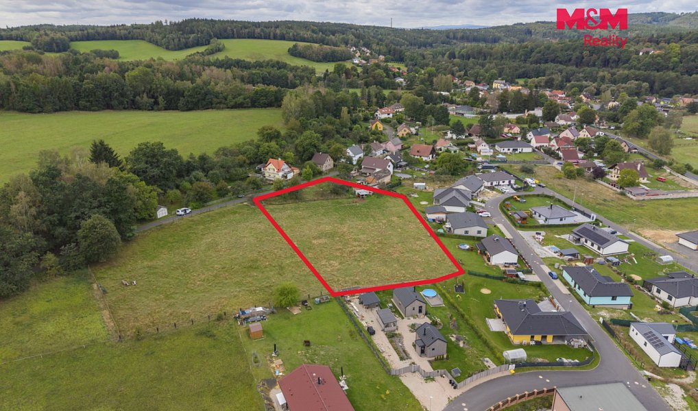 Prodej stavebního pozemku 4 651 m², Šabina – náhled fotky 2