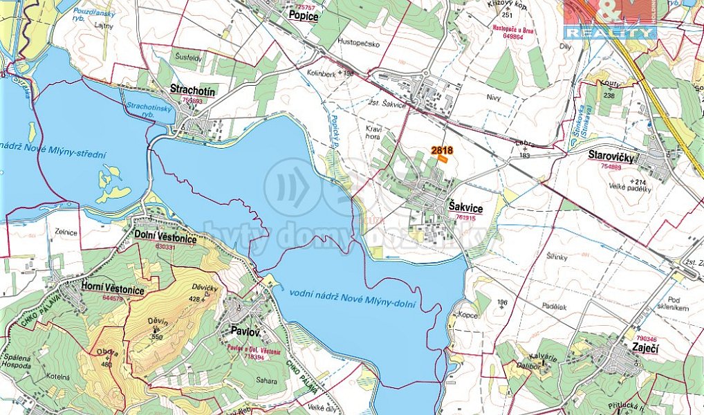Prodej pole 5 315 m², Šakvice – náhled fotky 5