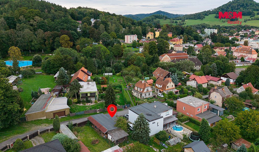 Prodej pozemku s garáží v České Kamenici, Česká Kamenice – náhled fotky 3