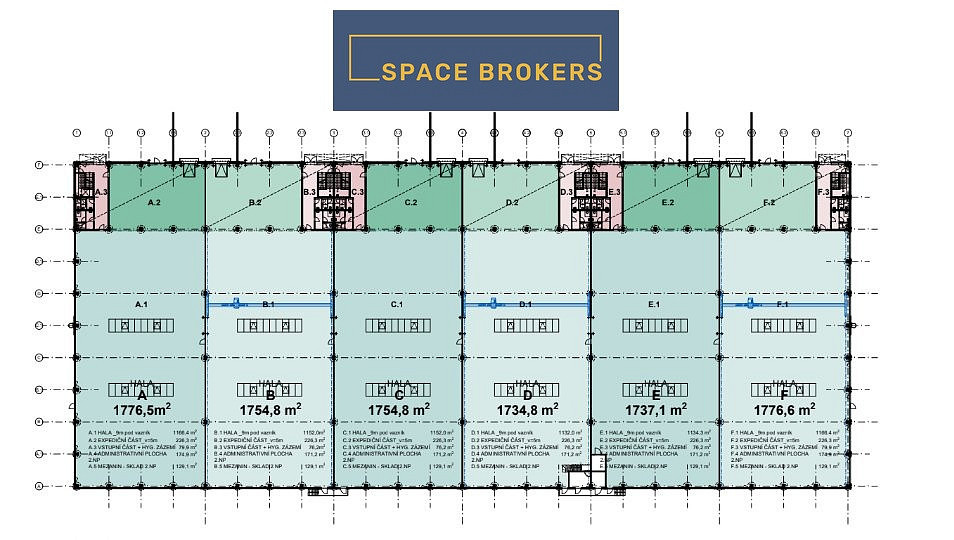 Pronájem skladových prostor v Areálu Vysílačka Jihlava - 3 400 m² – další