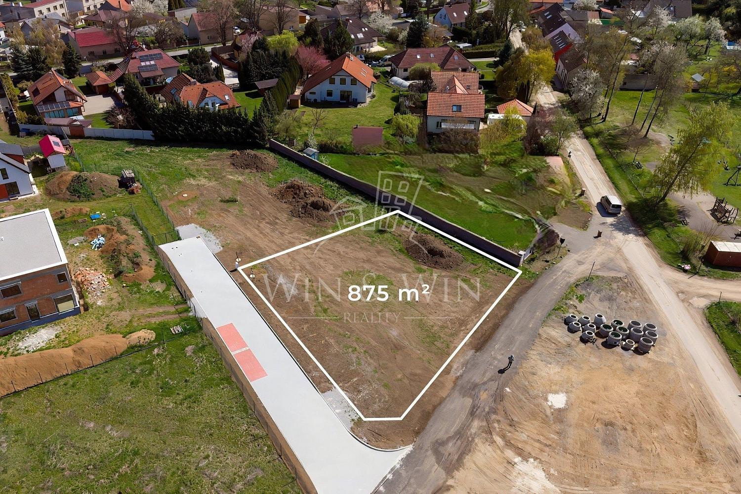 Prodej stavebního pozemku 875 m²