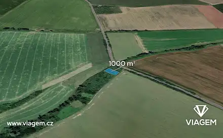 Prodej lesa 1 000 m², Jarohněvice, okres Kroměříž