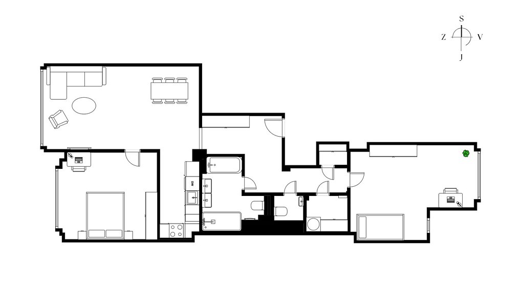 Prodej bytu 3+kk 90 m², Praha – náhled fotky 3