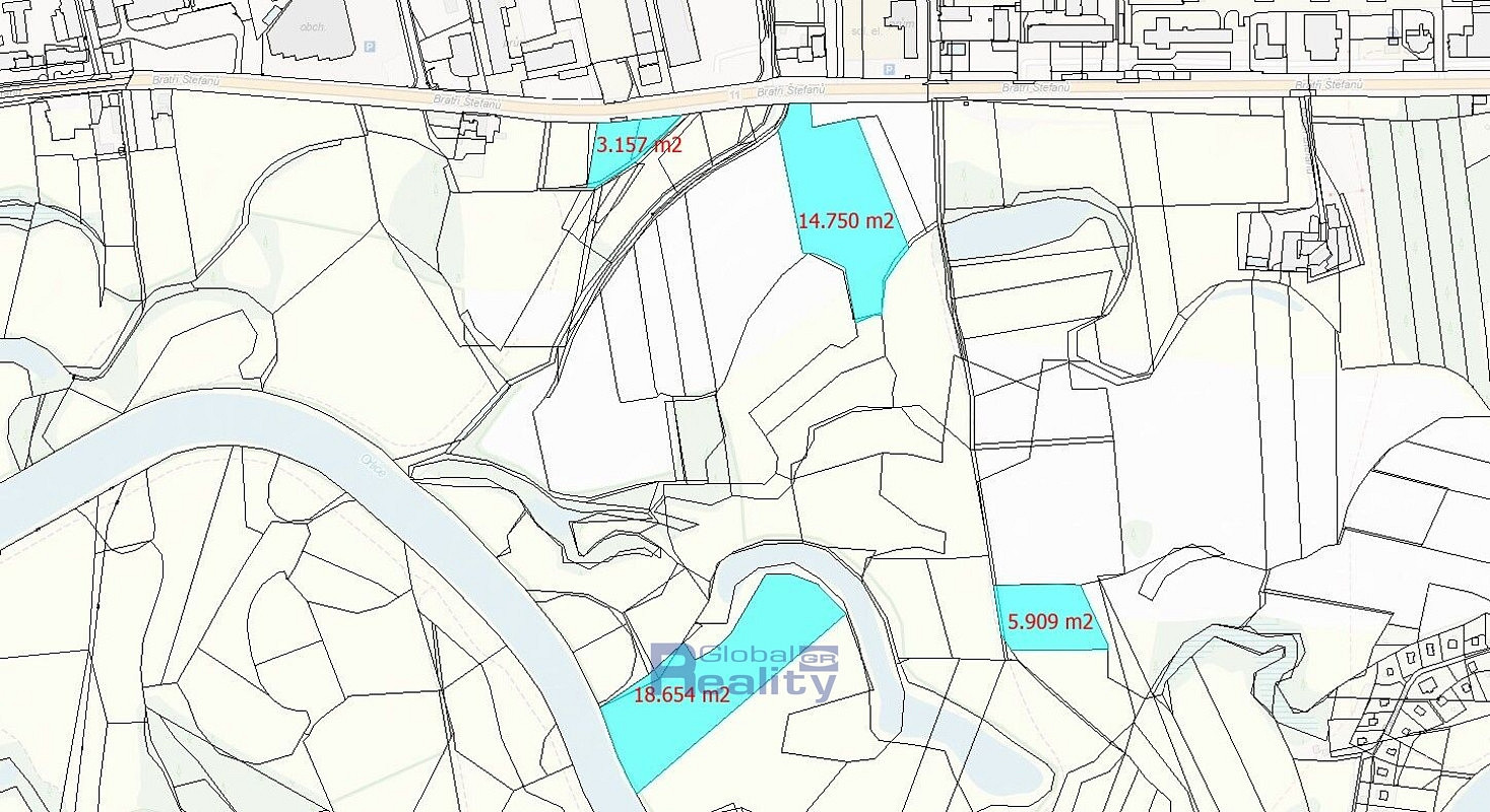 Pozemkové parcely v Hradci Králové – pohled 2