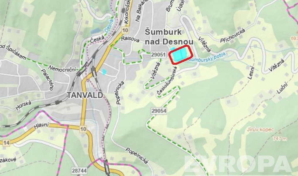 Prodej stavebního pozemku 7 881 m², Tanvald – náhled fotky 3