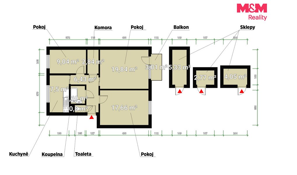 Prodej bytu 3+1 80 m², Chotěšov – náhled fotky 3