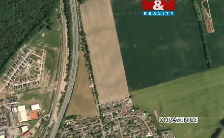Prodej pole 7 747 m², Pardubice - Ohrazenice