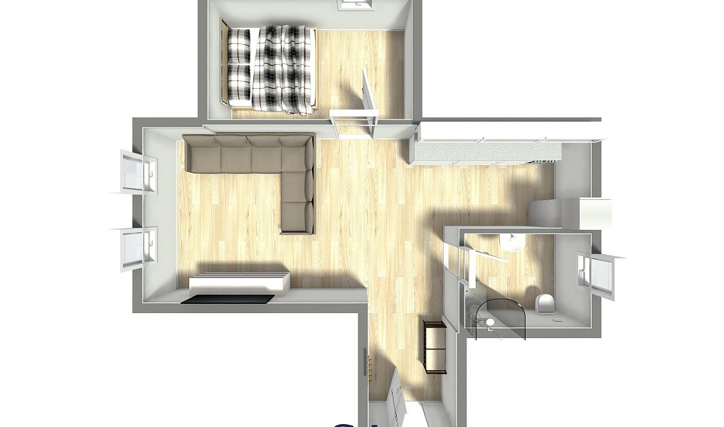 Pronájem bytu 2+kk 37 m², Liberec – náhled fotky 14
