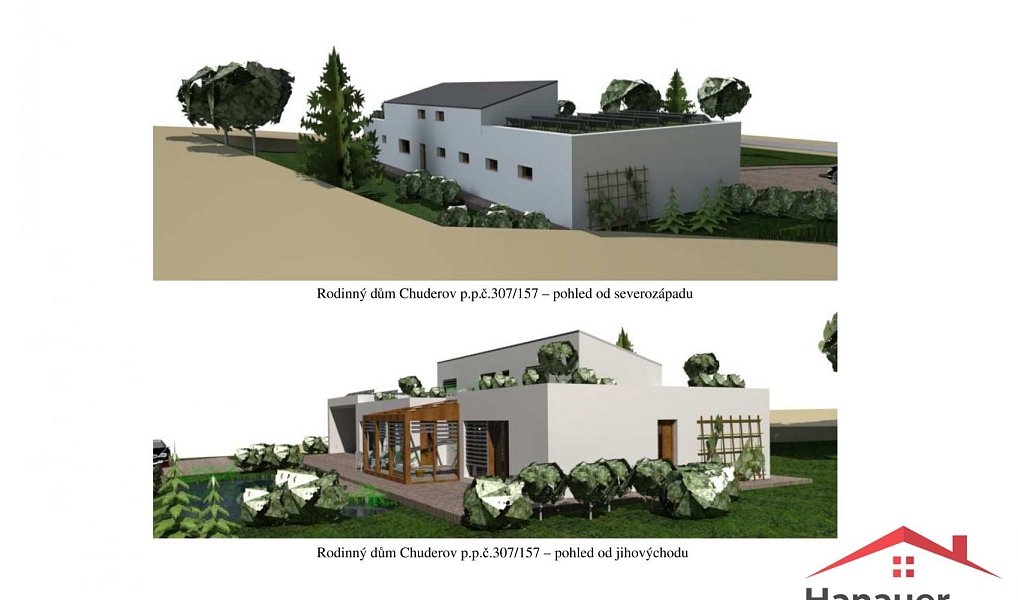 Prodej stavebního pozemku 1 950 m², Chuderov – náhled fotky 3