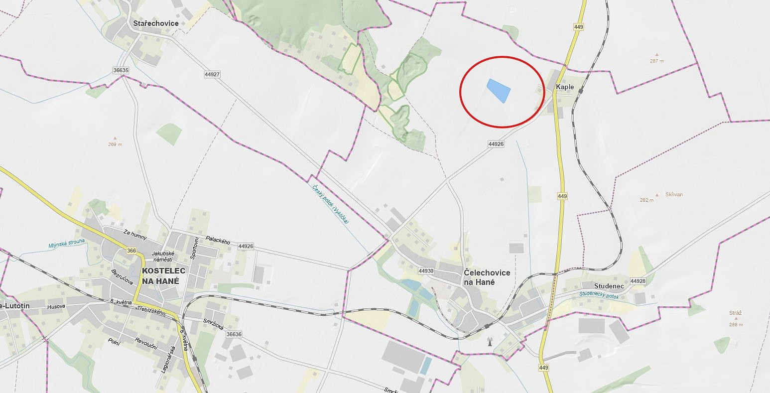 Prodej pole 18 887 m²