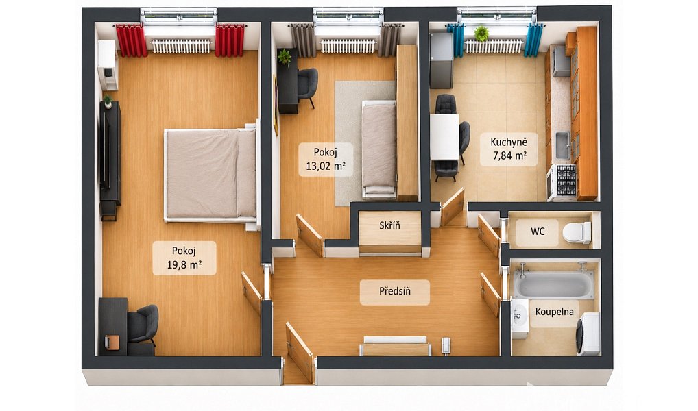 Prodej bytu 2+1 52 m², Praha – náhled fotky 11