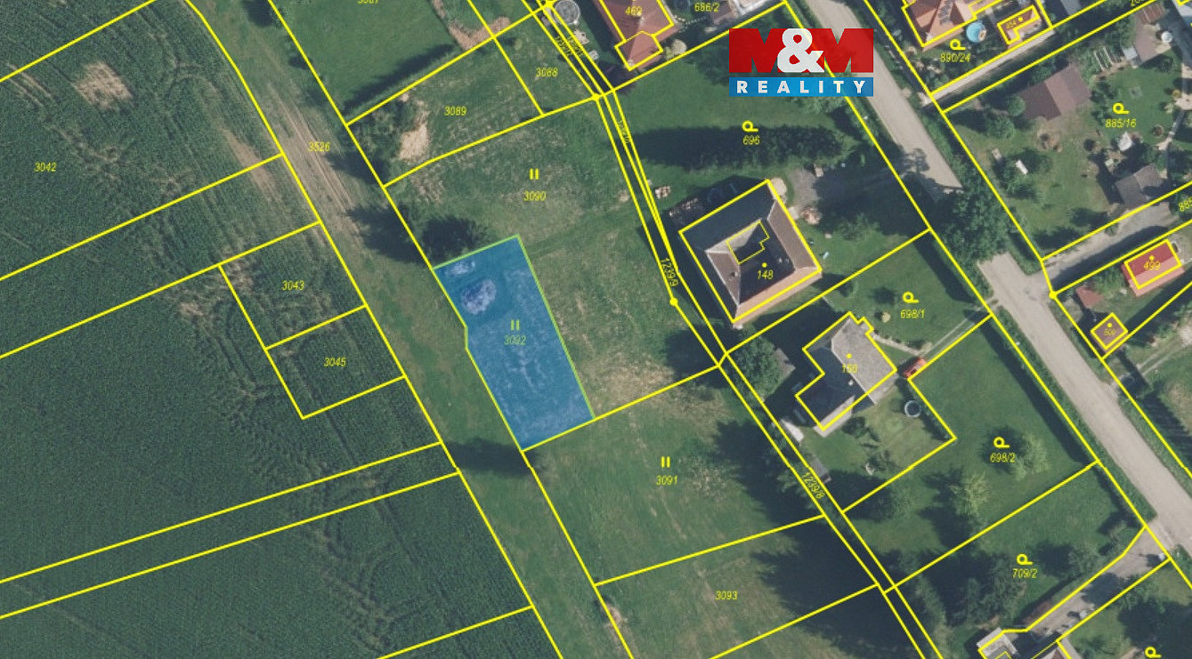 Prodej zahrady 917 m²