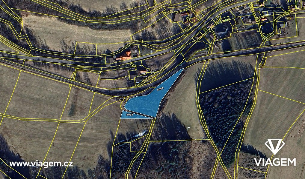 Prodej lesa 4 641 m², Stará Paka – náhled fotky 4