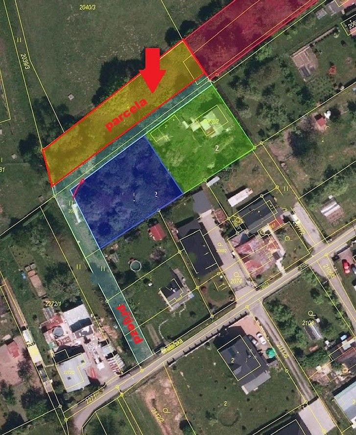 Prodej stavebního pozemku 803 m² – fotografie 2