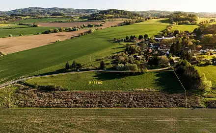 Prodej stavebního pozemku 9 431 m², Sedlec-Prčice, okres Příbram