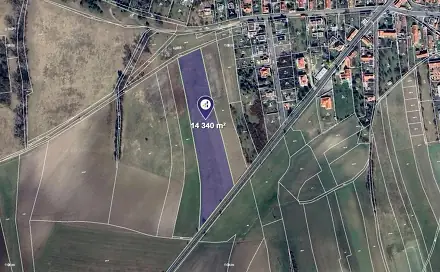 Prodej pole 1 490 m², Uhlířská Lhota, okres Kolín