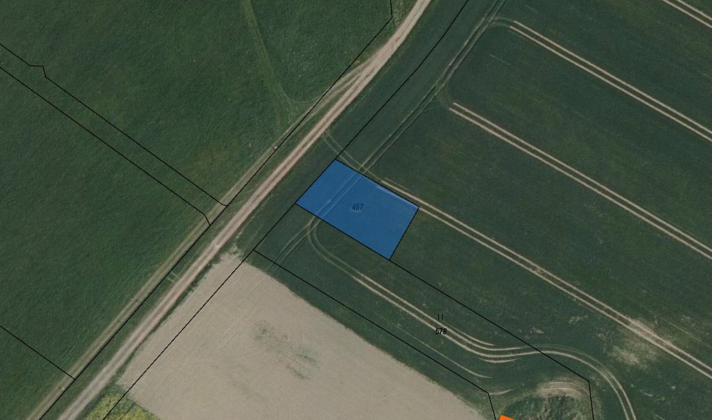 Prodej pole 30 m², Morašice – fotka 1 z 3