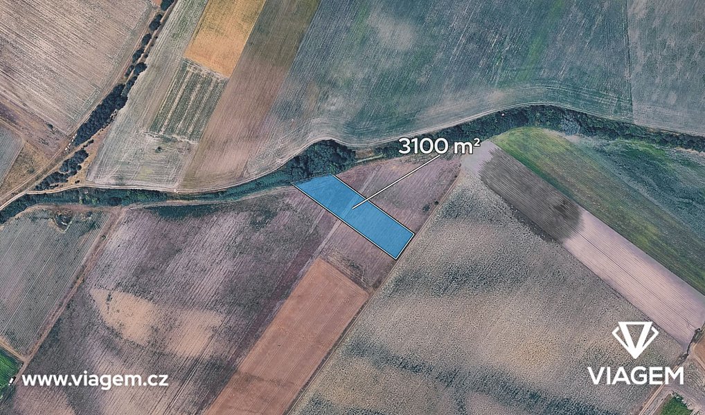 Prodej pole 1 550 m², Dřísy – náhled fotky 2