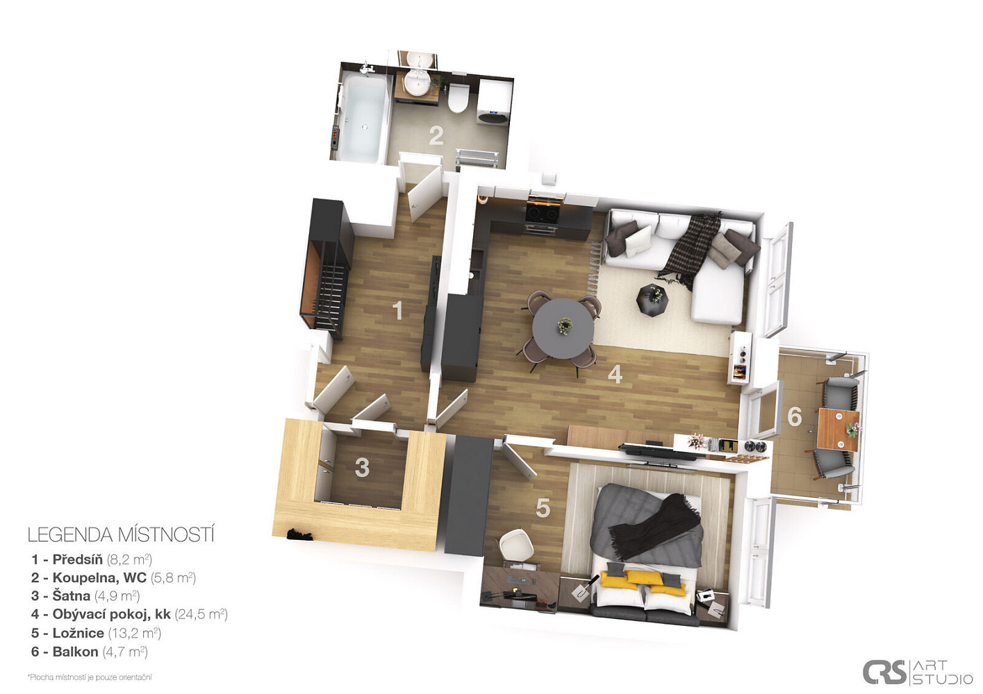 Prodej bytu 2+kk 64 m² – fotografie 5