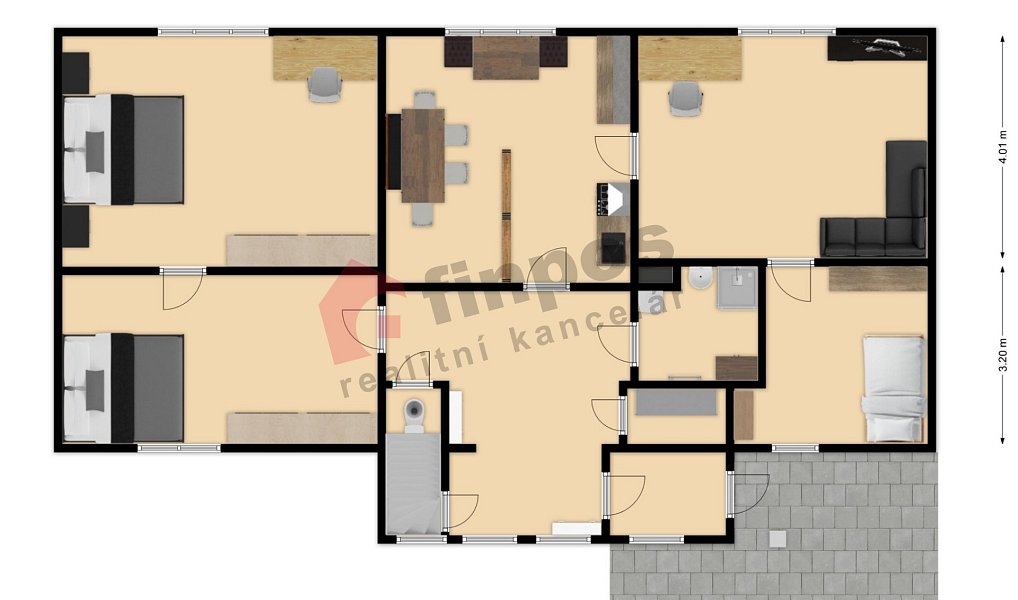 Prodej domu 108 m² s pozemkem 1 206 m², Nezdice – náhled fotky 26