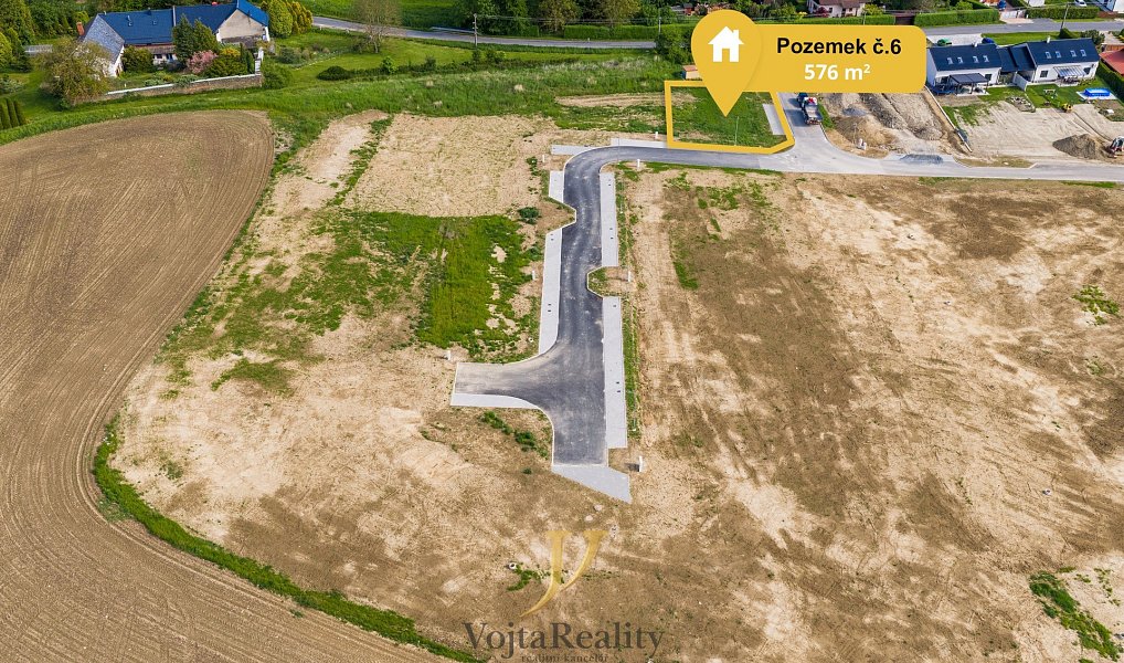 Prodej pozemku, 576 m², Olomouc, Komárov