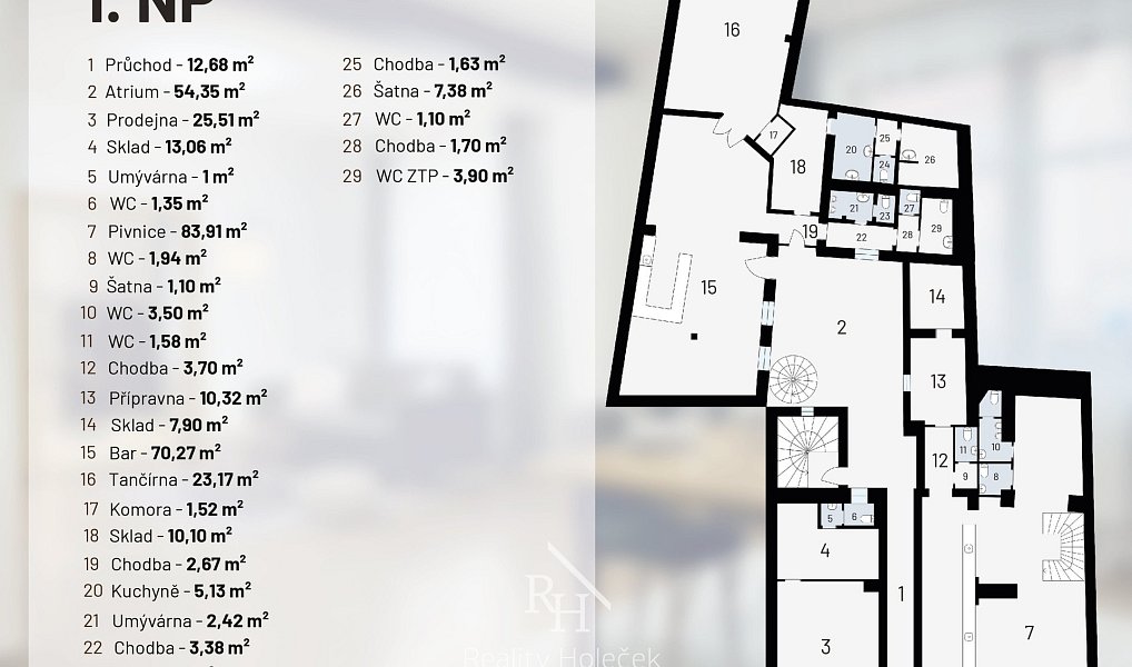 Prodej nájemního domu, činžáku 935 m², Kladno – náhled fotky 37