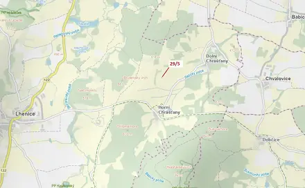 Dražba pole 190 m², Lužice