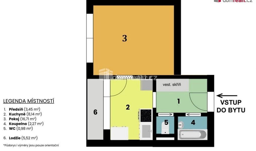 Prodej bytu 1+1 27 m², Roudnice nad Labem – náhled fotky 8