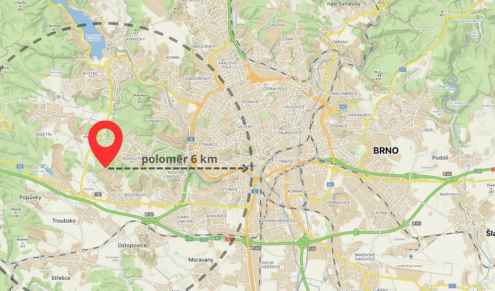 Prodej zahrady 1 346 m², Brno – náhled fotky 17