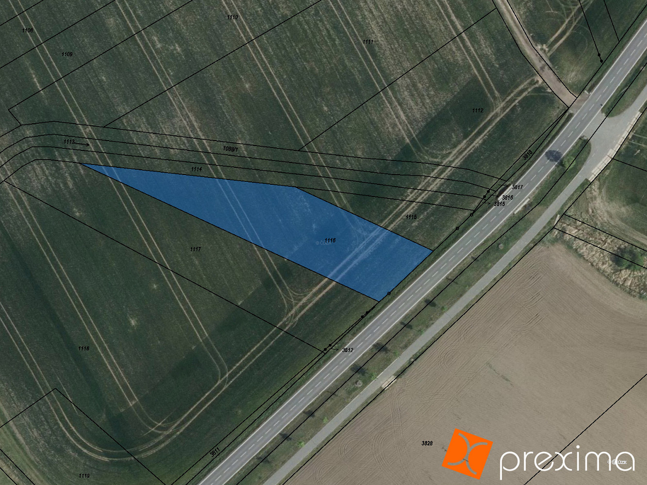 Prodej pole 626 m²
