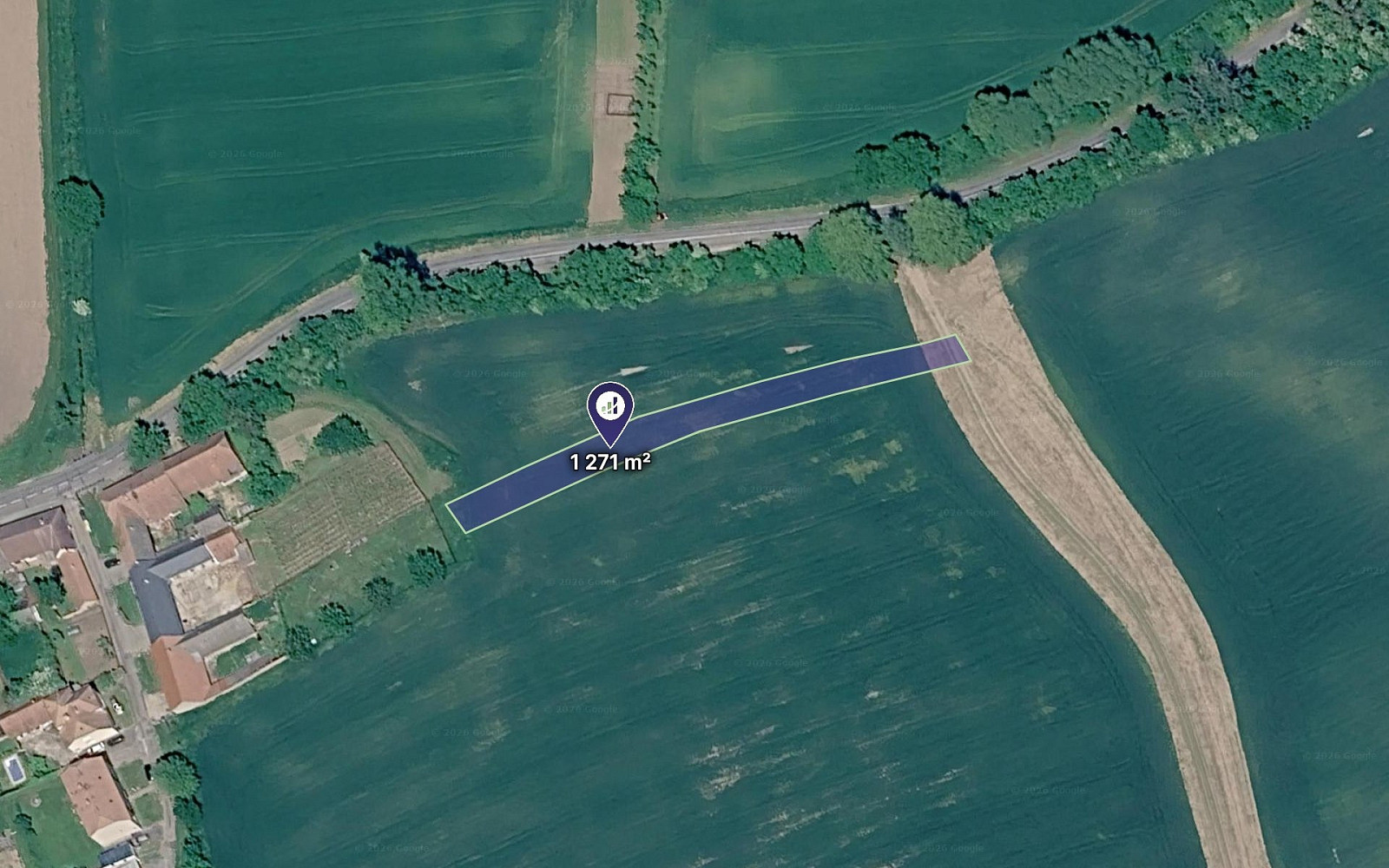 Prodej pole 1 271 m²