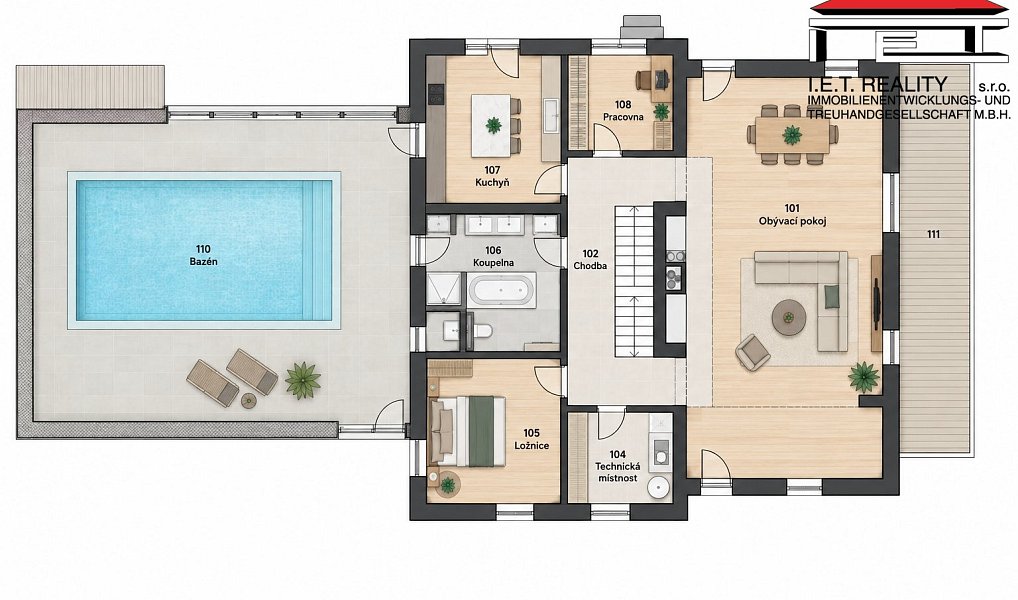 Prodej domu 326 m² s pozemkem 2 960 m², Židlochovice – náhled fotky 32