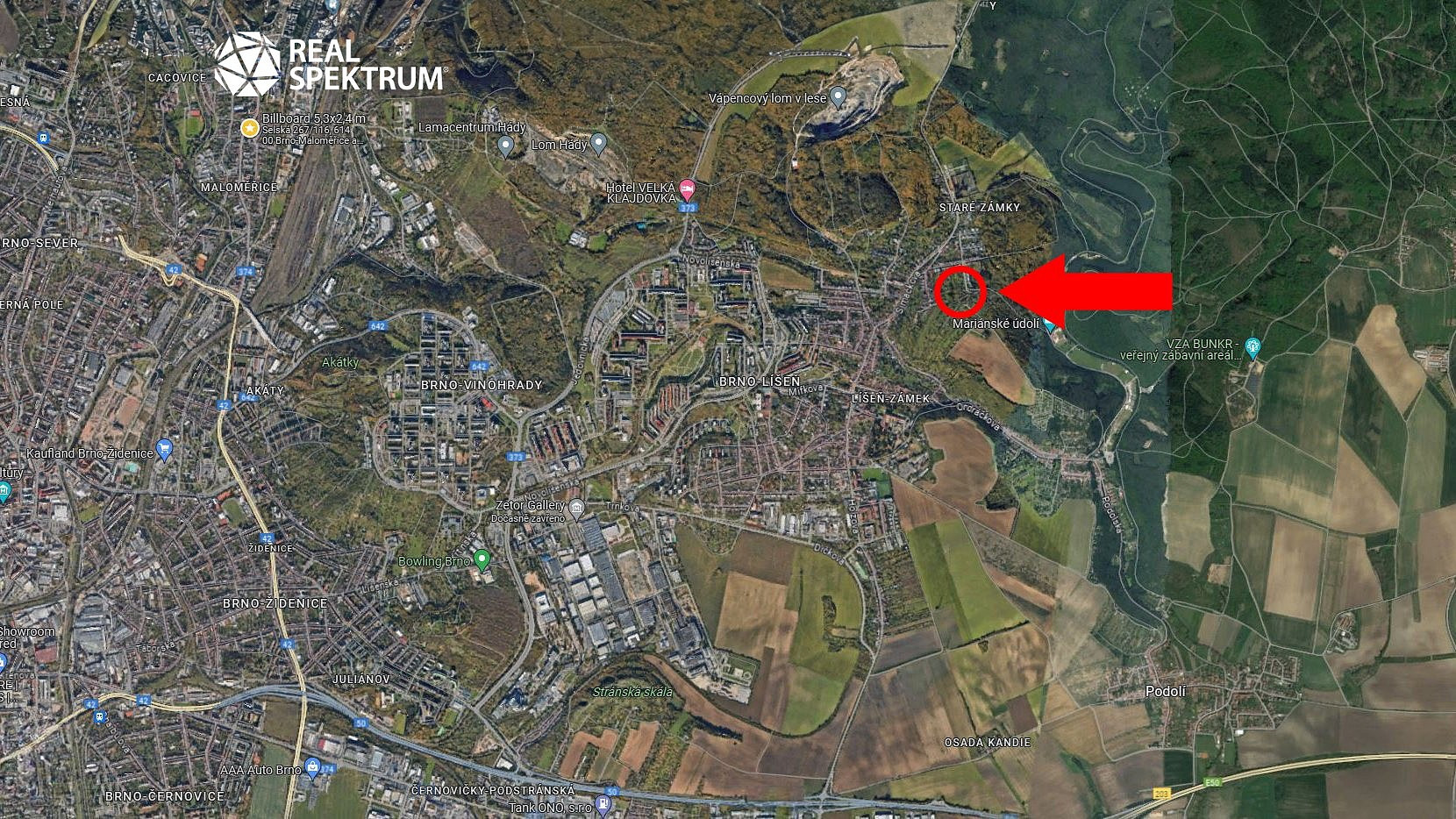 Prodej stavebního pozemku pro RD, 723 m², Brno - Líšeň – pohled 3